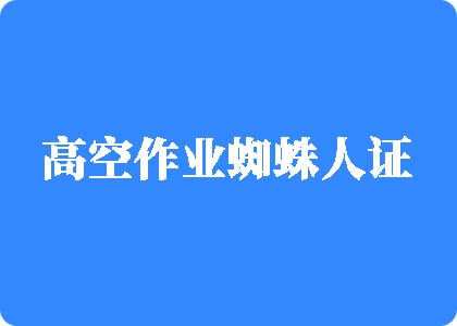 美女舔大鸡巴被操逼出水高空作业蜘蛛人证